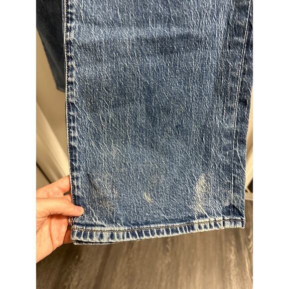 J.Crew Factory Tall wide-leg full-length jean size  25 Tall - Picture 4 of 7